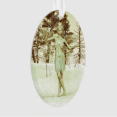 Fée d'hiver dans l'art fantastique de la forêt enn (devant)