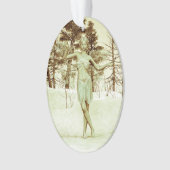 Fée d'hiver dans l'art fantastique de la forêt enn (devant)