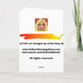 Fée d'infirmière - carte de voeux (Dos)