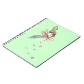 Fée douce avec Coeurs Filles Carnet (Côté gauche)