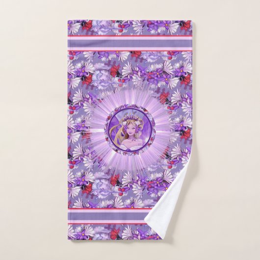 Fée du soleil pourpre (Serviette à main)