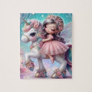 Fee & Eenhoorn Fantasie Kunst Puzzel
