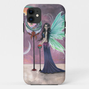 Fee- en draken fantasykunst iPhone 11 hoesje