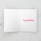 Fée et carte d'anniversaire de chat de Kitty (Intérieur)