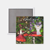 Fée étincelante magnet de la forêt (Recto/Verso)