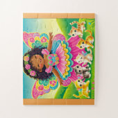 "FÉE HEUREUSE & CHATONS" PUZZLE (Vertical)