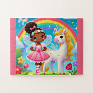 "FÉE HEUREUSE & LICORNE" PUZZLE