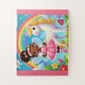 "FÉE HEUREUSE & LICORNE" PUZZLE (Vertical)