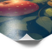 Fee in de tuin foto afdruk (Hoek)