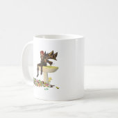 Fée Irlandaise De Garçon Sur Mug De Café De Champi (Devant gauche)