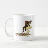 Fée Irlandaise De Garçon Sur Mug De Café De Champi (Gauche)