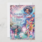 Fée magique Enregistrer les cartes de dates (Devant)