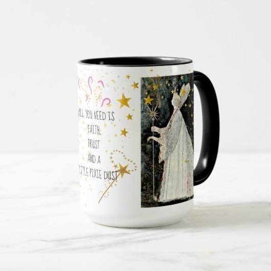 fée marraine tasse à café (Devant droit)