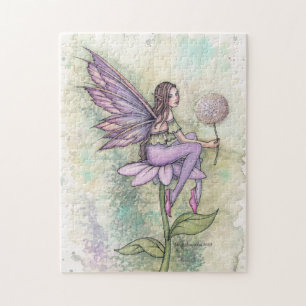 Fee met paardenbloem van Molly Harrison  Legpuzzel