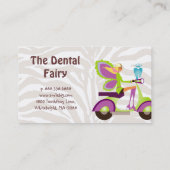 Fée mignonne de scooter de carte de visite de (Dos)