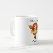 Fée Minimale d'Automne – Mug Personnalisé (Devant gauche)