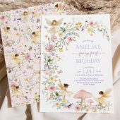 Fée modifiable Invitation premier anniversaire, So