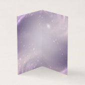 Fée mystique avec Rose violet | Carte de remerciem (Inside)