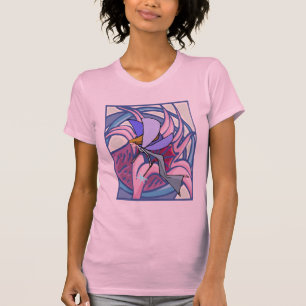 Fée Mystique Avec T-shirt Fleur