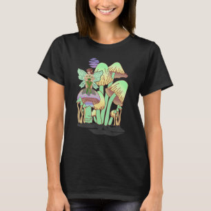 Fee Nimf Sprite Fae Elf Meisje Goblincore Fairyco T-shirt