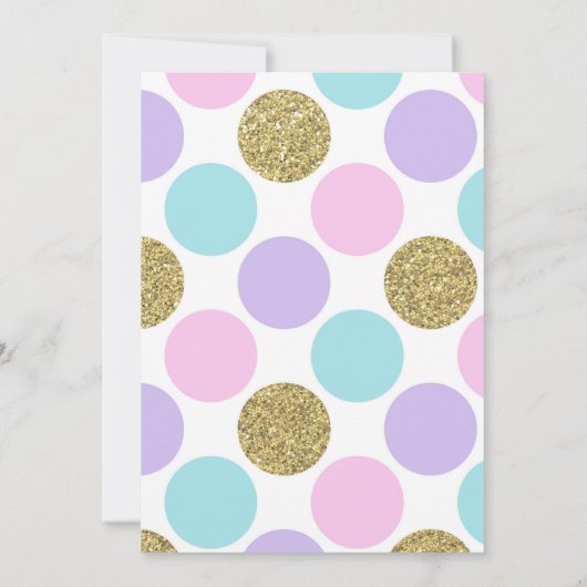 Fée Noël invitation anniversaire (Dos)