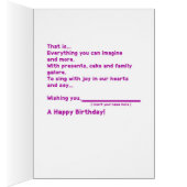 Fée noire belle anniversaire (Intérieur (Droit))