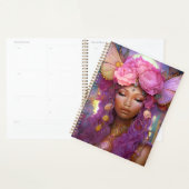Fée noire Queen rose violet Imaginaire Art (Devant avec enveloppe)