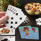 Fee op Glitter Pokerkaarten (Insitu)