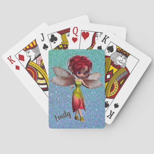 Fee op Glitter Pokerkaarten (Achterkant)