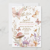 Fée papillon anniversaire whimisi invitation de fê (Devant)