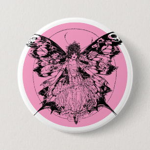 Fee Ronde Button 7,6 Cm