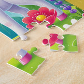 "FÉE SOURIANTE & LICORNE" PUZZLE (Côté)