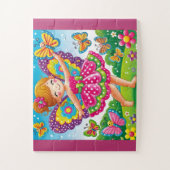 "FÉE SOURIANTE & PAPILLONS" PUZZLE (Vertical)