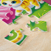 "FÉE SOURIANTE & PETITS CHATS" PUZZLE (Côté)