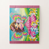 "FÉE SOURIANTE & PETITS CHATS" PUZZLE (Vertical)