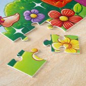 "FÉE SOURIANTE sur une BALANÇOIRE" PUZZLE (Côté)