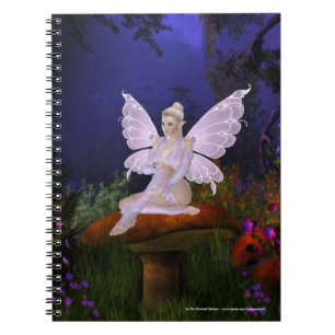 Fée sur un Carnet de champignons 3