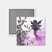 Fée violette avec aimant aux colibris (Recto/Verso)