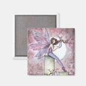 Fée violette avec aimant lune (Recto/Verso)