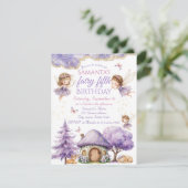 Fée Whimsical Invitation fête d'anniversaire (Debout devant)