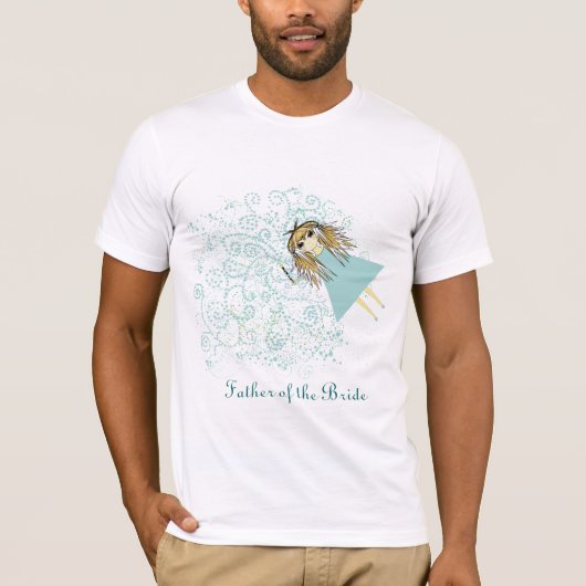Fée Whimsical Mariage Fée T-shirts (Devant)