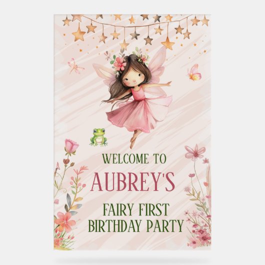 Fée Whimsical Premier anniversaire (Recto)