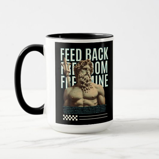  feed back free Dom sculpture mug (Gauche)