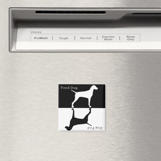 Feed Dog / Chien Fed Magnet : Pointeur / Visla (In Situ (Lave-vaisselle))