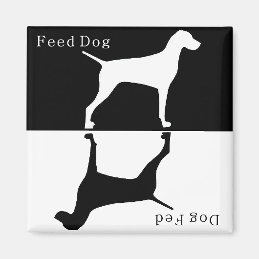 Feed Dog / Chien Fed Magnet : Pointeur / Visla (Devant)