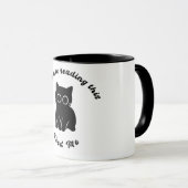 Feed Me Cat Lover Mug - Minimalist Humor Design Mok (Voorkant rechts)