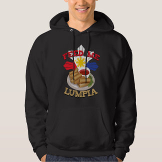 Feed Me Lumpia Filipino Pinoy Philippine Flag Hoodie