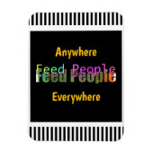 Feed People Refrigerator Magneet (Verticaal)