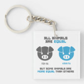 Feed Pig, Acorn  Sleutelhanger (Voorkant)