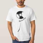 Feed the Beat - Vinyl Vibes T-Shirt (Devant)